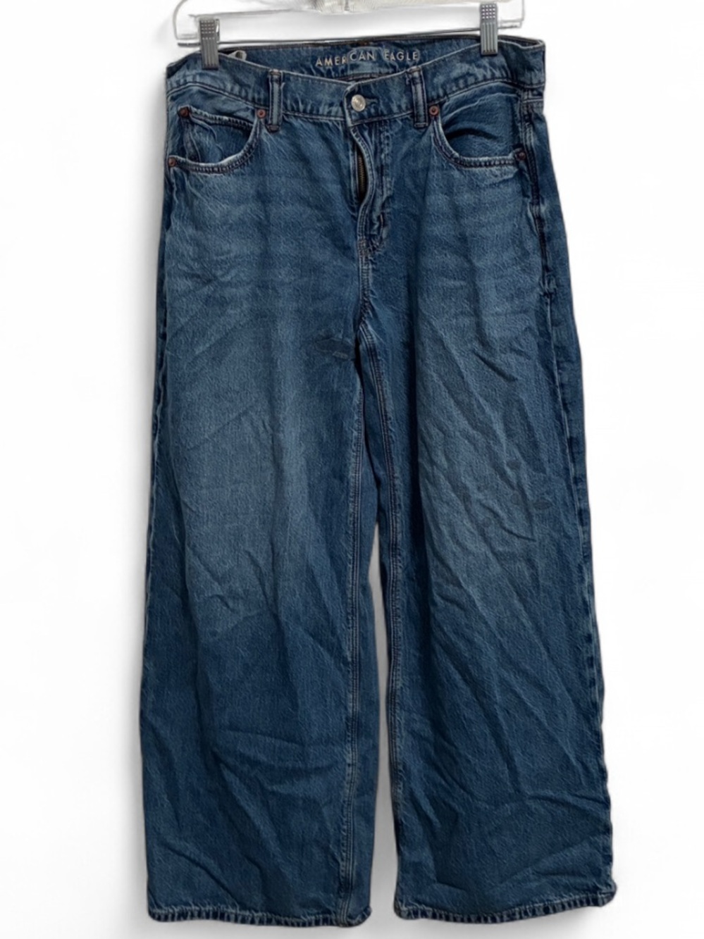 American Eagle Outfitters Low Rise Ultra Wide Leg Jeans